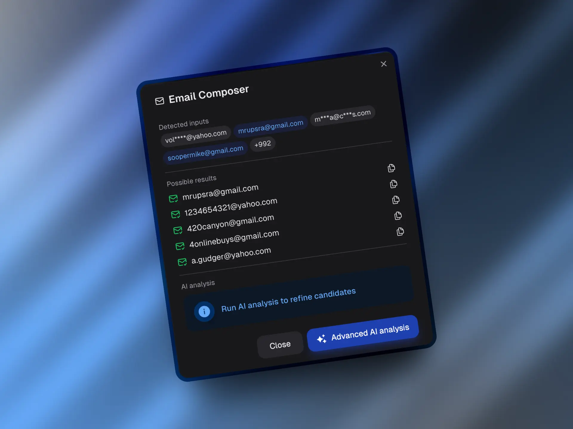 Introducing Email Composer: From Pseudonym to Email